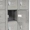 Global Industrial Six Tier Locker, 12x15x12, 18 Door, Unassembled, Gray 652057GY - alternate 7